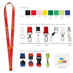 5/8" Polyester Lanyard