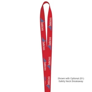 3/4" Polyester Woven Lanyard