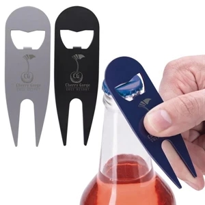 Modern Divot Tool with Bottle Opener