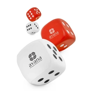 Dice Shaped Stress Balls