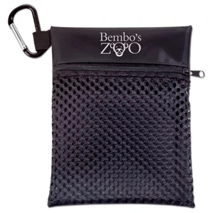 Mesh Golf Tote with Carabiner