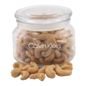 Cashews in a Glass Jar with Lid