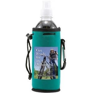 Neoprene Single Bottle and Tall Can Cooler - Full color