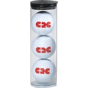 3 Golf Balls in Tube