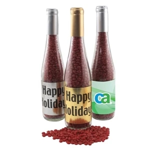 11" Champagne Bottle with Cinnamon Imperials Candy