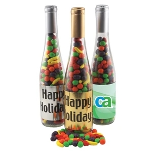 11" Champagne Bottle with Candy Fruitz Candy