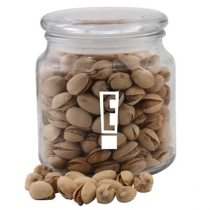 Pistachios in a Glass Jar with Lid