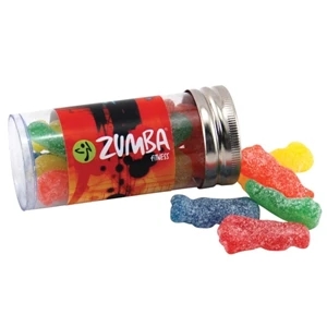 Sour Kids in a 3 " Plastic Tube with Metal Cap