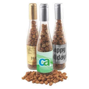 11" Champagne Bottle with Honey Roasted Peanuts