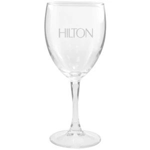Etched Nuance Glass Goblet