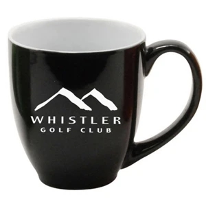 14 oz Colored Ceramic Coffee Mug with White Interior