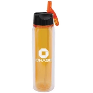 20 oz Double Wall Sport Bottle with Flip Lid