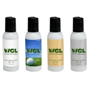 Sunscreen lotion SPF30 in 2 oz Round Bottle- Made in USA