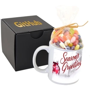 Premium Gift Box with Full Color Mug and Gummy Bears