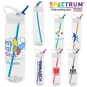 Water Bottle with Flip Up Spout  - 32 Oz.