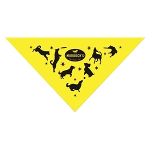 Solid Neon Triangle Bandanna - USA Made