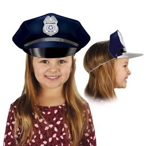 Custom Printed Paper Police Hat