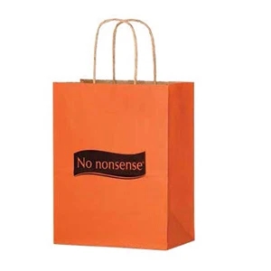 Matte Color Paper Shopper Bag - Flexo Ink