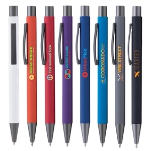 Bowie Softy w/Rubberized Finish - ColorJet - Metal Pen