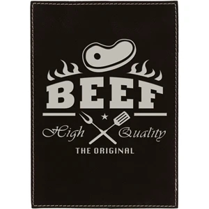 8" x 10" Light Brown Leatherette Plaque