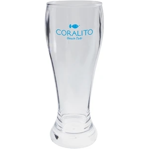 16 oz. Clear Plastic Bell Pilsner Glass