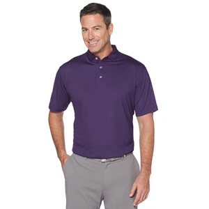 Custom Logo Men's Birdseye Polo
