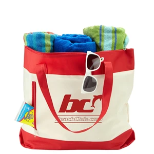 Zippered Boat Tote Bag