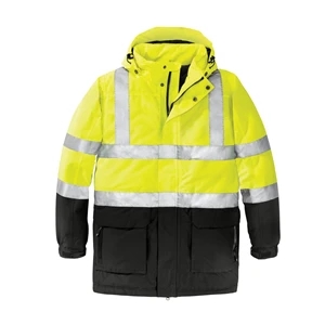 Port Authority ANSI 107 Class 3 Safety Heavyweight Parka.