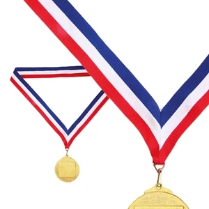 Tricolor Medal Ribbon attache