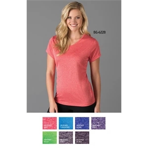 Ladies' Heather V-Neck T-Shirt