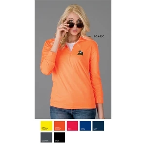 Ladies' L/S Solid Pullover