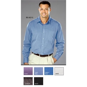 Men's LS Classic Fit Cross Weave
