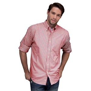 Easy-Care Gingham Check Shirt