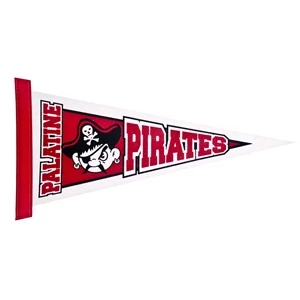8" x 18" White Felt Pennant