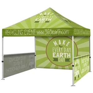 10' x10' Event Steel Tent/Back Wall/ 2 Half Side walls
