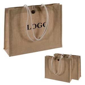 Burlap Tote Bag