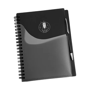 Travel Buddy Spiral Notebook with Pen (1 color)