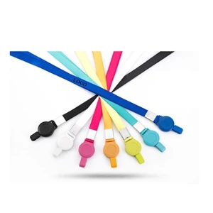Custom Logo Neck lanyard for ID badge buckle