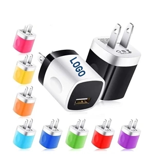 Travel Single Port USB Wall  Charging Block