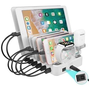 USB Fast Charge Multi Device Charger Station Charging Dock