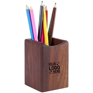 Premium Walnut Pencil Holder