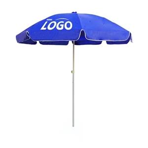 Custom Logo Promotional beach Umbrella with Custom Printed Canopy