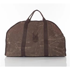 Waxed Canvas Log Carrier