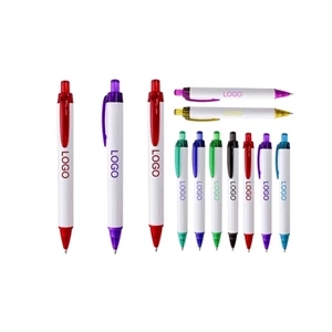 Sleek Retractable Click Ballpoint Pen - Precision Writing