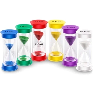 6 Pieces Acrylic Sand Timer