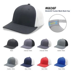 6 Panel Stretch Fit Trucker Cap
