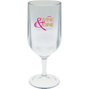 3 oz. Plastic Stemmed Wine Sampler Glass