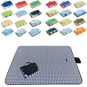 Large Picnic Blanket Water-Resistant Handy Mat Tote