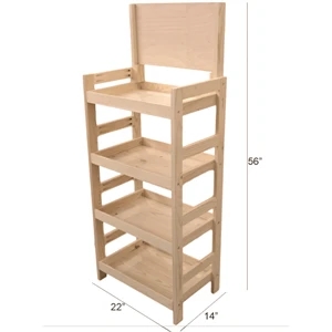 4 Tier End-Cap Display