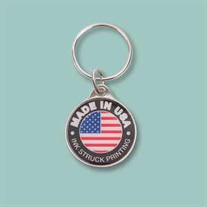 USA Made Dimensional Print Keychains
